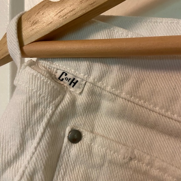 CoH | Distressed white denim shorts - Picture 2 of 6